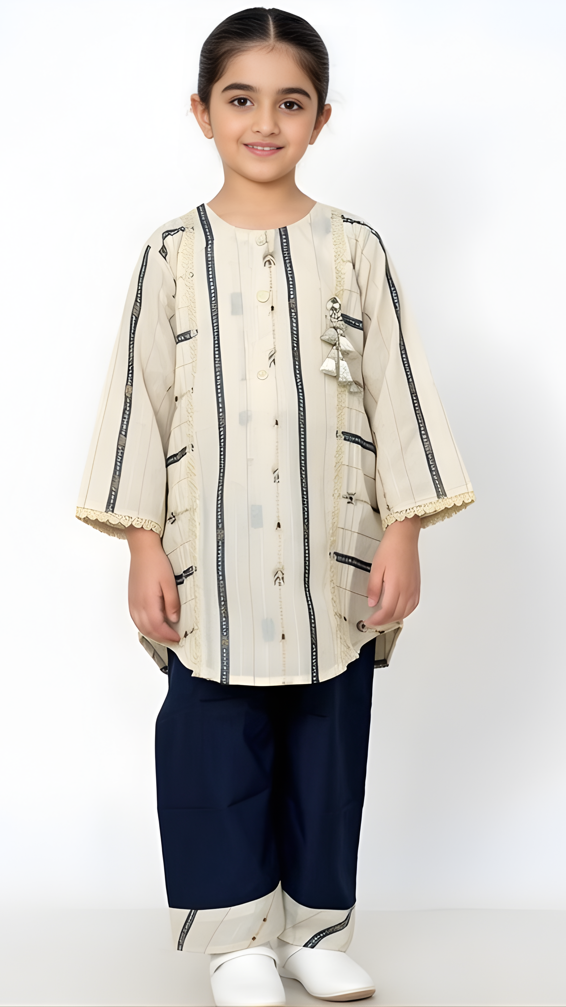 Navy blue baby western wear